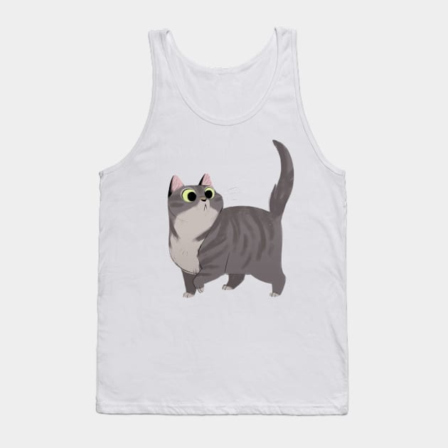 Meow… Tank Top by Zazavectorarts